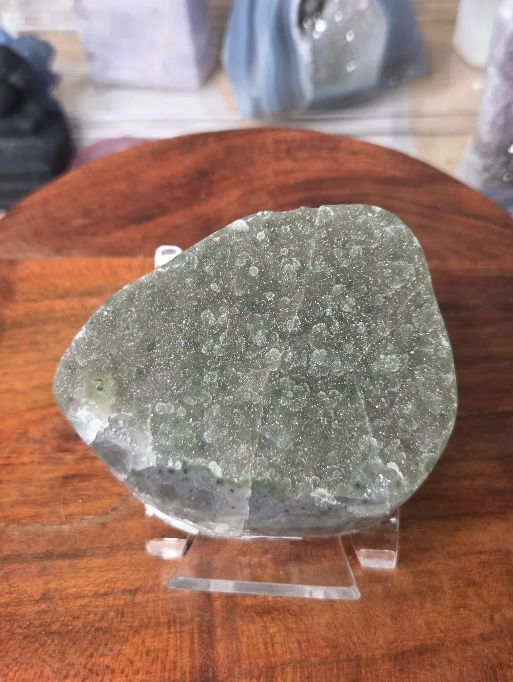 Green Amethyst Freeform 3x3 (Attracts Abundance)